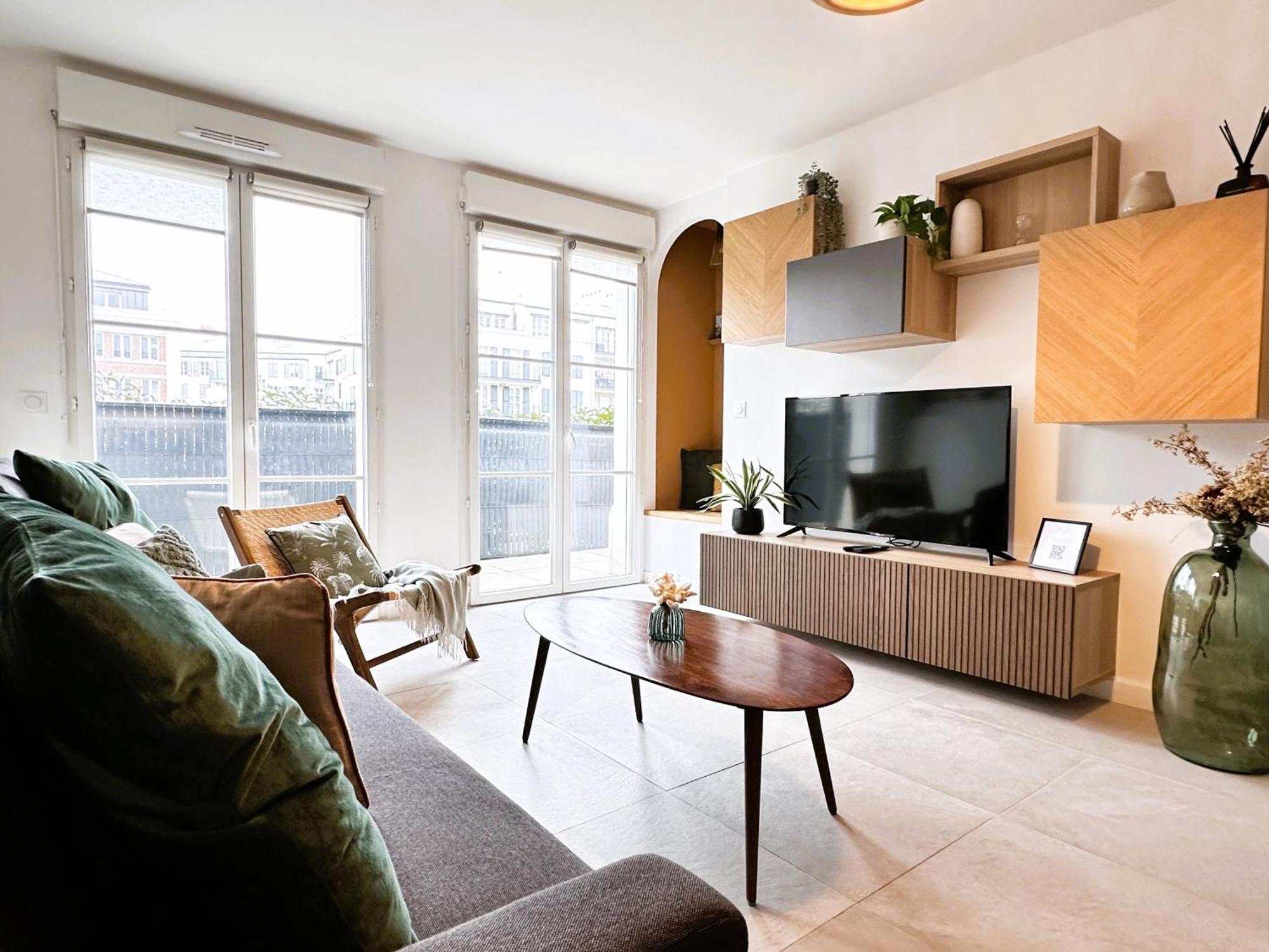 *New* Bohemia 6 Pax Appart Disney Serris Extérieur photo